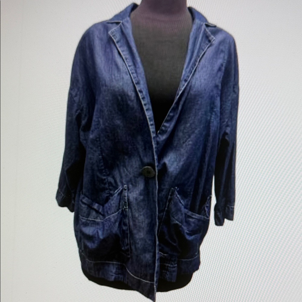 NWOT OZAI N KU 3042 in denim Jacket size M